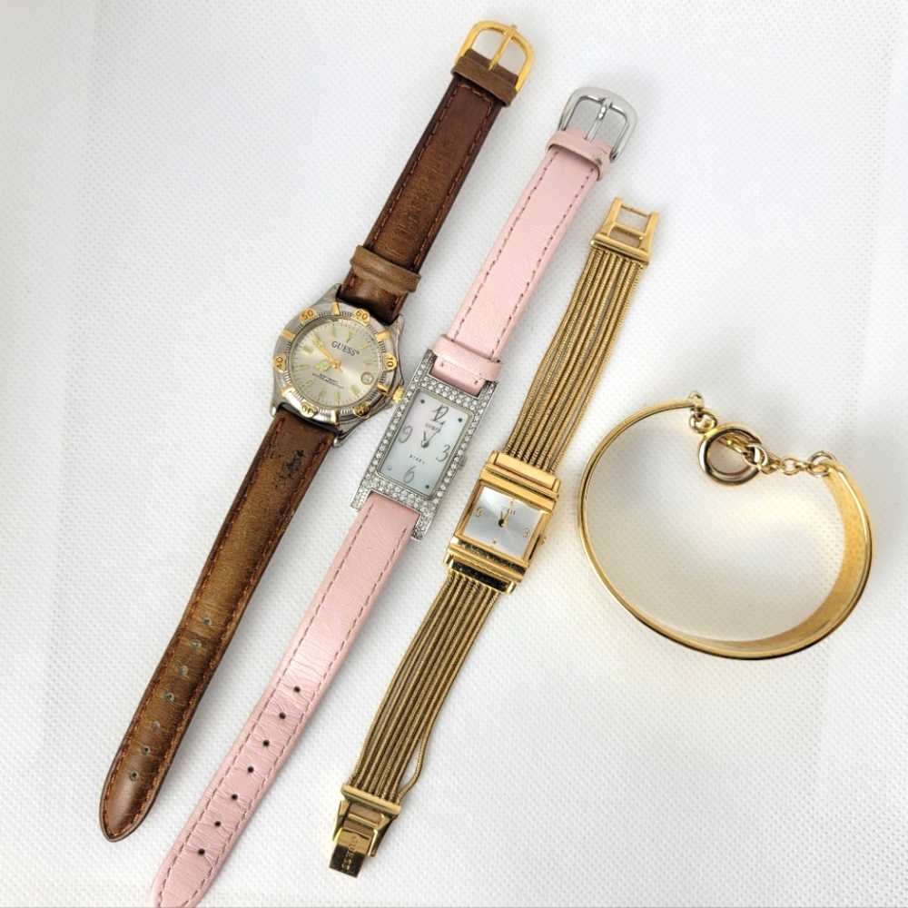 Guess Watches and Cuff Jewlery Lot